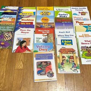 38 Guided Reading Books from Pearson - Colorful Children's Book Collection
